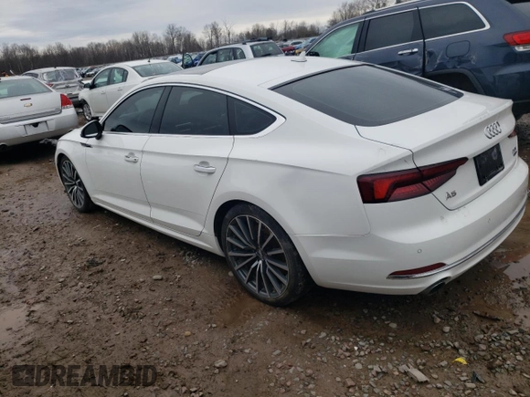 2018 Audi A5 Sportback Premium Plus with VIN WAUBNCF59JA104364, listed as a Copart auction lot 47517683 with 49,284 mi miles. Bid and sale history available at carsss.com. Image 2.
