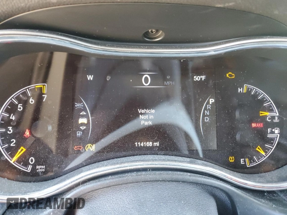 2019 Jeep Grand Cherokee Upland with VIN 1C4RJFAG1KC670158, listed as a Copart auction lot 47271095 with 114,168 mi miles and Salvage Title. Bid and sale history available at carsss.com. Image 9.