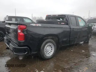 2024 Chevrolet Silverado 1500 Work Truck with VIN 1GCRDAEK0RZ198633, listed as a Copart auction lot 43549725 with Not Provided miles and Non Repairable. Bid and sale history available at DreamBid. Image 3.