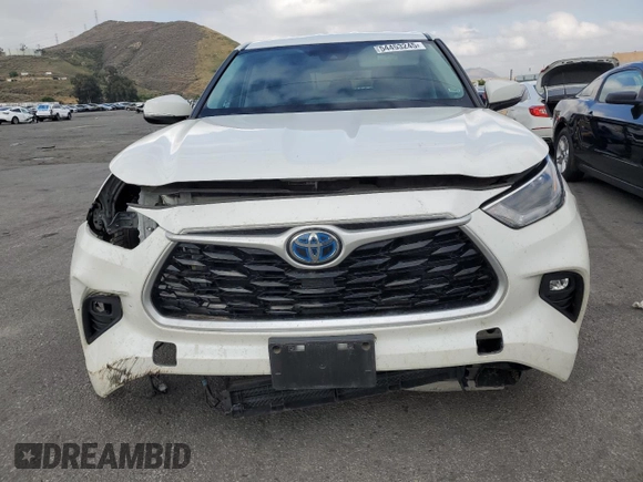 2021 Toyota Highlander Hybrid LE with VIN 5TDBBRCH2MS520387, listed as a Copart auction lot 54453245 with 81,505 mi miles and Salvage title. Bid and sale history available at DreamBid. Image 5.