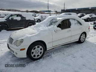 2005 Mercedes-Benz C 240 with VIN WDBRF81J45F634085, listed as a Copart auction lot 46106315 with 155,017 mi miles and Salvage Title. Bid and sale history available at DreamBid. Image 1.