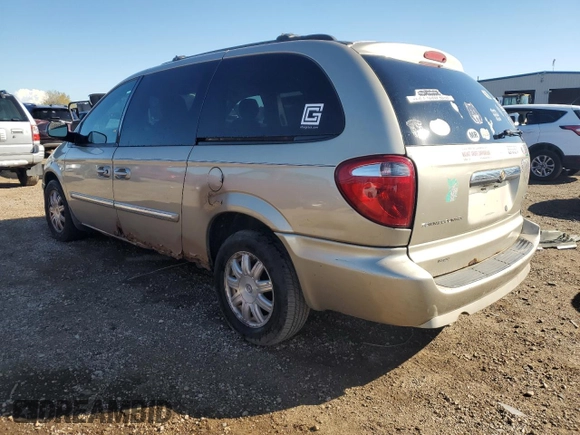 2007 Chrysler Town & Country LWB Touring with VIN 2A4GP54L47R294296, listed as a Copart auction lot 72329204 with 217,631 mi miles and Salvage Title. Bid and sale history available at carsss.com. Image 2.