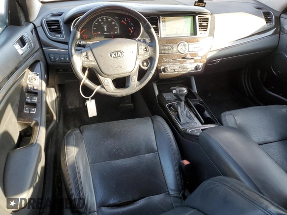 2016 Kia Cadenza Premium with VIN KNALN4D7XG5214453, listed as a Copart auction lot 76491514 with 156,231 mi miles and Clean Title. Bid and sale history available at carsss.com. Image 8.