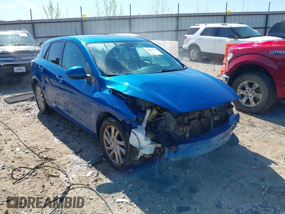 2012 Mazda 3 i Touring with VIN JM1BL1L7XC1653822, listed as a IAAI auction lot 42092300 with 90,995 mi miles and . Bid and sale history available at DreamBid. Image 1.