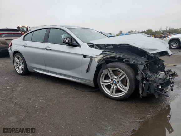 2015 BMW 6 Series 640i xDrive with VIN WBA6B8C54FD453238, listed as a Copart auction lot 73280224 with 87,201 mi miles and Salvage Title. Bid and sale history available at carsss.com. Image 4.