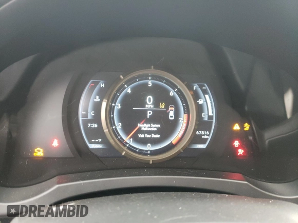 2020 Lexus IS 350 F Sport with VIN JTHGZ1E20L5017908, listed as a Copart auction lot 51281365 with 67,816 mi miles and Salvage title. Bid and sale history available at DreamBid. Image 9.