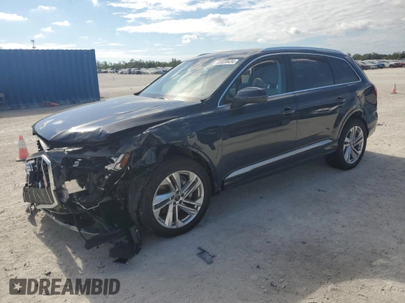 2024 Audi Q7 Premium Plus with VIN WA1LCBF73RD002748, listed as a Copart auction lot 83839434 with 8,267 mi miles and Non Repairable. Bid and sale history available at carsss.com. Image 1.