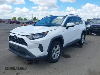 2021 Toyota RAV4 Hybrid LE with VIN 4T3M6RFVXMU006462, listed as a IAAI auction lot 42259493 with 111,528 mi miles and . Bid and sale history available at DreamBid. Image 2.