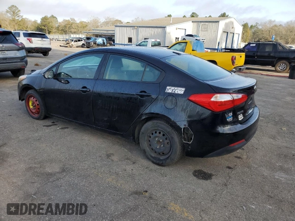 2015 Kia Forte LX with VIN KNAFX4A66F5415574, listed as a Copart auction lot 48356205 with 130,505 mi miles and Salvage Title. Bid and sale history available at carsss.com. Image 2.