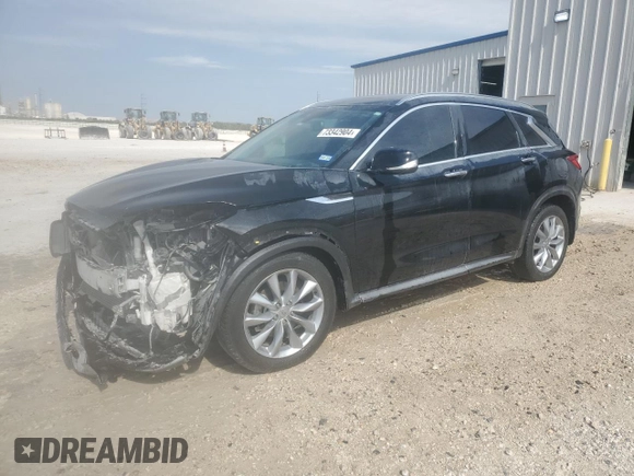 2021 Infiniti QX50 SENSORY with VIN 3PCAJ5CB2MF117484, listed as a Copart auction lot 73342904 with 61,751 mi miles and Salvage Title. Bid and sale history available at carsss.com. Image 1.