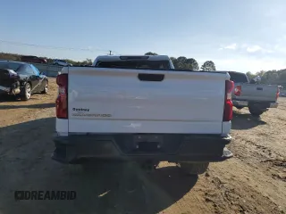 2021 Chevrolet Silverado 1500 Work Truck with VIN 1GCRWAEF0MZ158333, listed as a Copart auction lot 79717694 with Not Provided miles and Salvage Title. Bid and sale history available at DreamBid. Image 6.