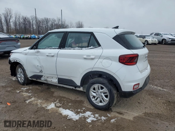 2022 Hyundai Venue SE z VIN KMHRB8A36NU133236, wystawiony jako Copart lot #52493995 z przebiegiem 37 314 mil mil oraz Nie do naprawy • Non repairable. Historia ofert i sprzedaży dostępna na DreamBid. Obrazek 2.