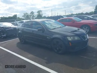 2008 Pontiac G8 GT with VIN 6G2EC57Y68L149262, listed as a IAAI auction lot 42201271 with Not Provided miles and . Bid and sale history available at carsss.com. Image 1.