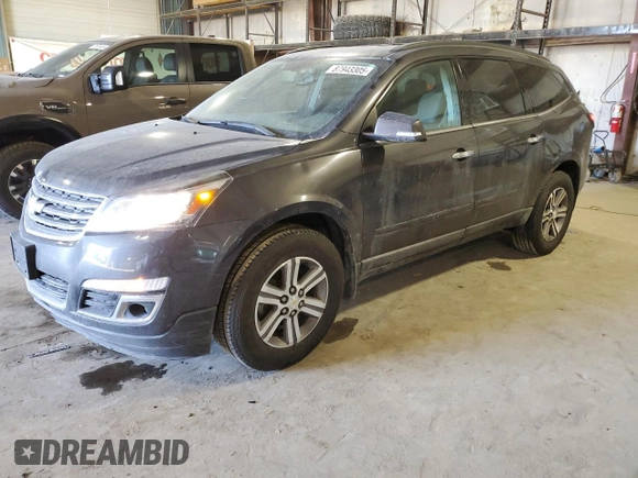 2016 Chevrolet Traverse LT with VIN 1GNKVGKD3GJ343335, listed as a Copart auction lot 87943305 with 157,021 mi miles and Salvage Title. Bid and sale history available at DreamBid. Image 1.