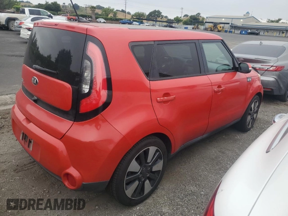 2015 Kia Soul + with VIN KNDJX3A58F7759409, listed as a Copart auction lot 54957485 with 119,899 mi miles and Clean Title. Bid and sale history available at DreamBid. Image 3.
