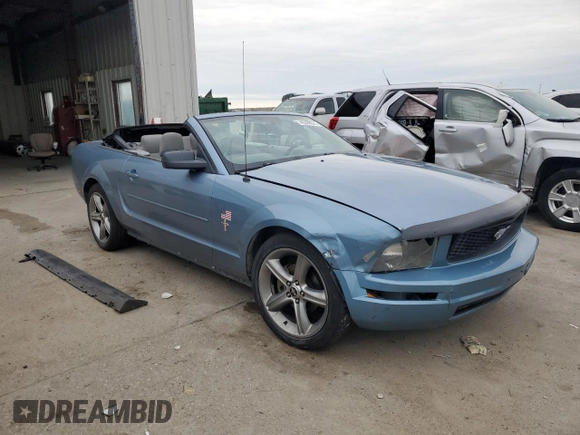 2007 Ford Mustang Deluxe with VIN 1ZVFT84N375280576, listed as a Copart auction lot 46369675 with 140,491 mi miles and Salvage Title. Bid and sale history available at carsss.com. Image 4.