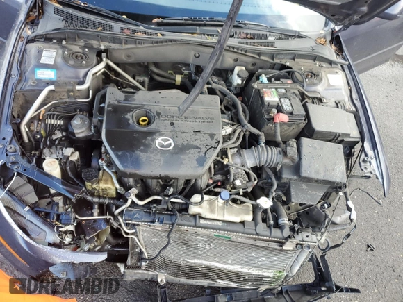 2007 Mazda 6 i Sport VE with VIN 1YVHP84C975M49637, listed as a Copart auction lot 85753394 with 125,622 mi miles and Salvage Title. Bid and sale history available at DreamBid. Image 11.