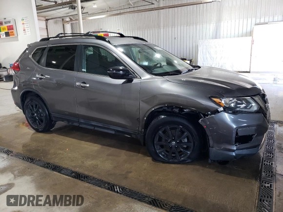2017 Nissan Rogue SL with VIN 5N1AT2MV1HC802897, listed as a Copart auction lot 54335765 with 62,358 mi miles and Salvage Title. Bid and sale history available at carsss.com. Image 4.