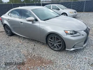 2015 Lexus IS 250 with VIN JTHCF1D27F5025193, listed as a IAAI auction lot 41522254 with 107,044 mi miles. Bid and sale history available at carsss.com. Image 1.