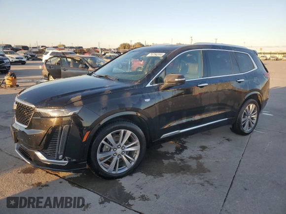 2020 Cadillac XT6 FWD Premium Luxury with VIN 1GYKPCRS2LZ183664, listed as a Copart auction lot 74754244 with 42,532 mi miles and Salvage Title. Bid and sale history available at carsss.com. Image 1.