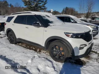 2023 Ford Explorer ST-Line with VIN 1FMSK7KH9PGB66724, listed as a Copart auction lot 88628685 with 0 mi miles and Non Repairable. Bid and sale history available at carsss.com. Image 4.