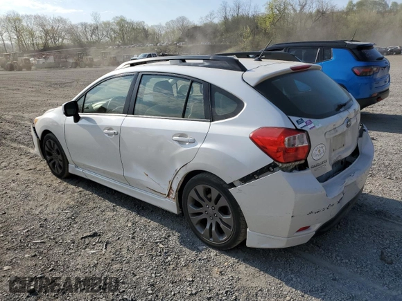 2014 Subaru Impreza Wagon 2.0i Sport Premium with VIN JF1GPAL66E8218507, listed as a Copart auction lot 53496635 with 99,453 mi miles and Salvage Title. Bid and sale history available at carsss.com. Image 2.