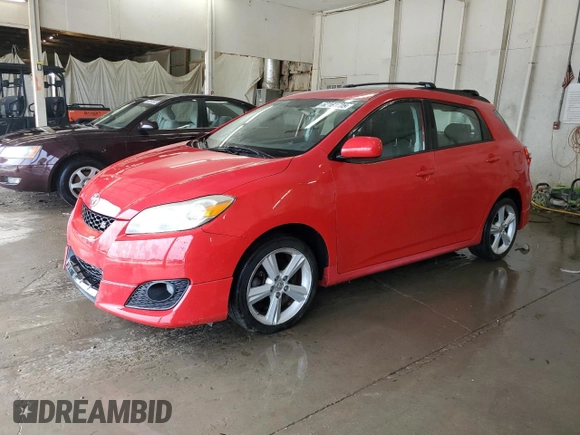 2009 Toyota Matrix S with VIN 2T1KE40E69C012797, listed as a Copart auction lot 62181605 with 174,599 mi miles and Salvage title. Bid and sale history available at DreamBid. Image 1.