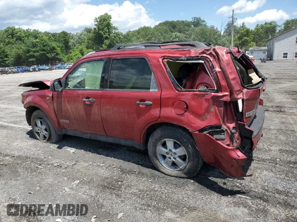 2008 Ford Escape XLT with VIN 1FMCU93198KC65621, listed as a Copart auction lot 61740935 with Not provided miles and Salvage title. Bid and sale history available at DreamBid. Image 2.