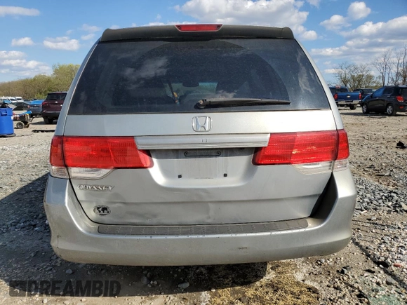 2010 Honda Odyssey EX-L with VIN 5FNRL3H78AB030903, listed as a Copart auction lot 52911705 with 200,499 mi miles and Salvage Title. Bid and sale history available at carsss.com. Image 6.