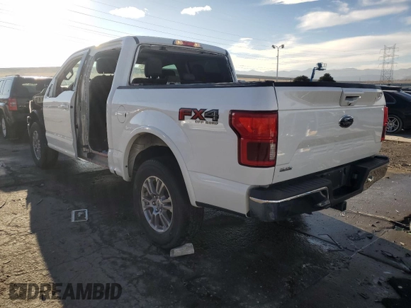 2020 Ford F-150 XL with VIN 1FTEW1E55LKD88107, listed as a Copart auction lot 42810105 with 107,698 mi miles and Salvage Title. Bid and sale history available at carsss.com. Image 2.