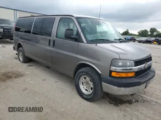 2007 Chevrolet Express Passenger with VIN 1GAHG39U771237121, listed as a Copart auction lot 60245775 with 187,005 mi miles and Salvage title. Bid and sale history available at DreamBid. Image 4.