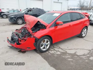 2013 Ford Focus SE with VIN 1FADP3F24DL150307, listed as a IAAI auction lot 41515237 with 130,387 mi miles. Bid and sale history available at carsss.com. Image 2.
