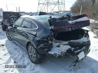 2020 Hyundai Sonata SEL z VIN 5NPEL4JAXLH055817, wystawiony jako IAAI lot #41606781 z przebiegiem 88 000 mil mil oraz . Historia ofert i sprzedaży dostępna na DreamBid. Obrazek 3.