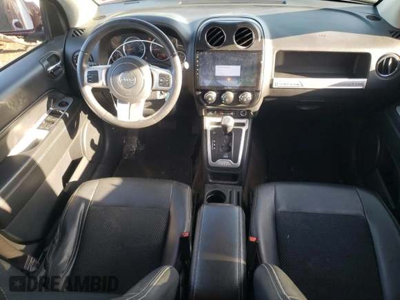 2015 Jeep Compass High Altitude Edition with VIN 1C4NJDEB6FD244760, listed as a Copart auction lot 82442104 with 90,720 mi miles and Salvage Title. Bid and sale history available at carsss.com. Image 8.