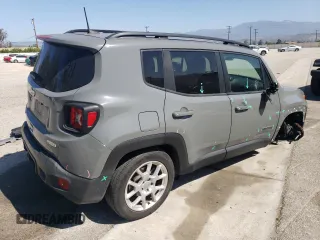 2021 Jeep Renegade Latitude with VIN ZACNJDBB5MPN15842, listed as a Copart auction lot 57616105 with 43,553 mi miles and Salvage title. Bid and sale history available at DreamBid. Image 3.