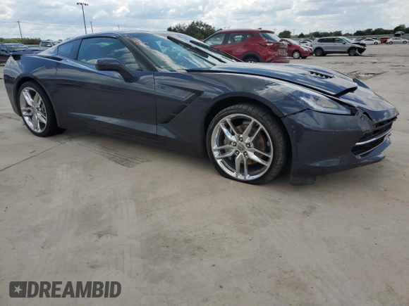 2015 Chevrolet Corvette 2LT with VIN 1G1YD2D78F5113614, listed as a Copart auction lot 70638624 with 24,203 mi miles and Clean Title. Bid and sale history available at carsss.com. Image 4.