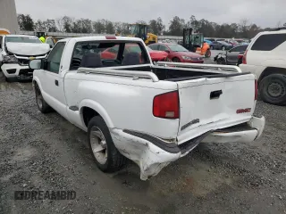 2001 GMC Sonoma SL with VIN 1GTCS145418119062, listed as a Copart auction lot 80579954 with 76,295 mi miles and Salvage Title. Bid and sale history available at carsss.com. Image 2.