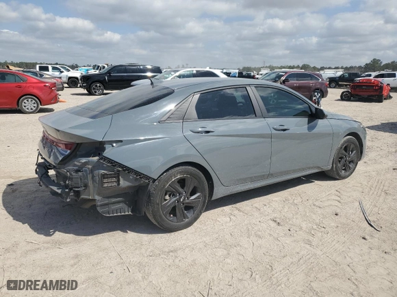 2022 Hyundai Elantra Essential with VIN KMHLM4AGXNU361963, listed as a Copart auction lot 48763575 with 47,226 mi miles and Salvage Title. Bid and sale history available at carsss.com. Image 3.