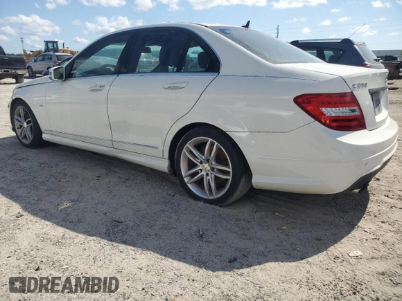 2012 Mercedes-Benz C-Class C 250 Sport with VIN WDDGF4HB5CR213347, listed as a Copart auction lot 53603365 with 199,202 mi miles and Clean Title. Bid and sale history available at carsss.com. Image 2.
