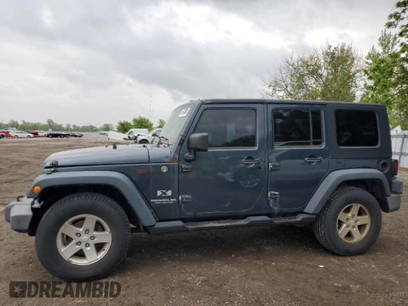 2008 Jeep Wrangler Unlimited X with VIN 1J4GA39108L559478, listed as a Copart auction lot 58937685 with 267,140 mi miles and Clean title. Bid and sale history available at DreamBid. Image 1.