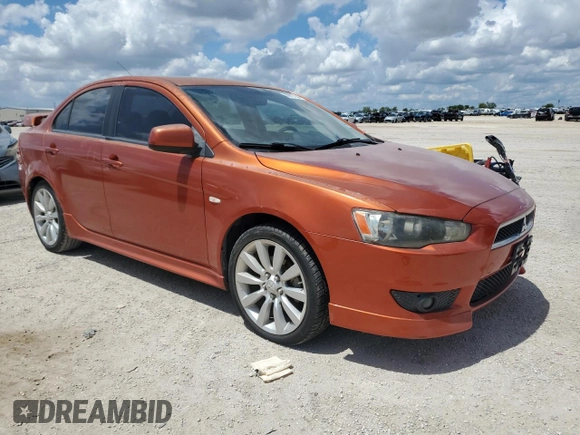 2009 Mitsubishi Lancer GTS with VIN JA3AU86W69U030952, listed as a Copart auction lot 69707254 with 137,109 mi miles and Salvage Title. Bid and sale history available at carsss.com. Image 4.