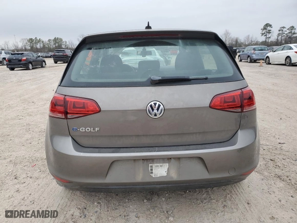 2016 Volkswagen e-Golf SE with VIN WVWKP7AU5GW903489, listed as a Copart auction lot 45678465 with 82,776 mi miles and Salvage Title. Bid and sale history available at carsss.com. Image 6.