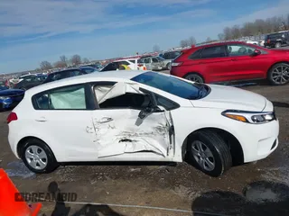 2017 Kia Forte5 LX with VIN KNAFK5A83H5667498, listed as a IAAI auction lot 41712666 with 23,745 mi miles. Bid and sale history available at carsss.com. Image 13.