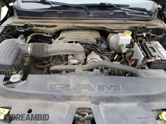 2021 Ram 1500 Big Horn with VIN 1C6SRFBT4MN626238, listed as a Copart auction lot 44009685 with 46,895 mi miles and Salvage Title. Bid and sale history available at carsss.com. Image 11.