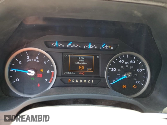 2017 Ford F-250 XLT with VIN 1FT7X2B63HEF07545, listed as a Copart auction lot 56399375 with 216,438 mi miles and Salvage title. Bid and sale history available at DreamBid. Image 9.