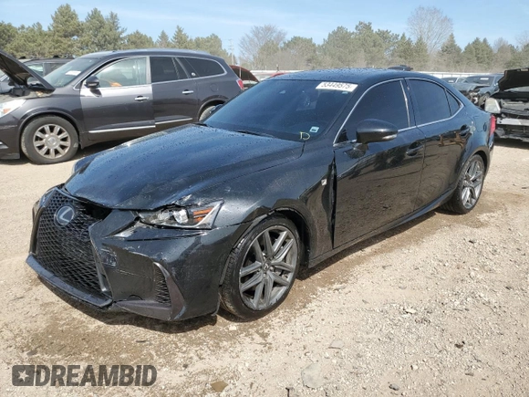 2018 Lexus IS 300 with VIN JTHC81D2XJ5027491, listed as a Copart auction lot 53449575 with 99,040 mi miles and Salvage title. Bid and sale history available at DreamBid. Image 1.