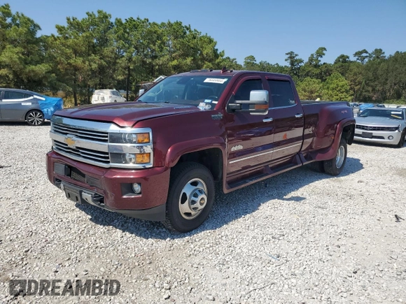 2016 Chevrolet Silverado 3500HD High Country with VIN 1GC4K1E82GF291382, listed as a Copart auction lot 76049904 with 212,429 mi miles and Clean Title. Bid and sale history available at carsss.com. Image 1.