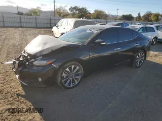 2022 Nissan Maxima Platinum with VIN 1N4AA6FV6NC508203, listed as a Copart auction lot 77614244 with 32,849 mi miles and Salvage title. Bid and sale history available at DreamBid. Image 1.