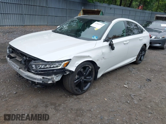 2019 Honda Accord Sport with VIN 1HGCV1F36KA026171, listed as a IAAI auction lot 42461323 with 53,435 mi miles and . Bid and sale history available at DreamBid. Image 2.