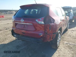 2014 Nissan Rogue SL with VIN 5N1AT2MV1EC796515, listed as a IAAI auction lot 42035666 with 107,762 mi miles. Bid and sale history available at carsss.com. Image 4.